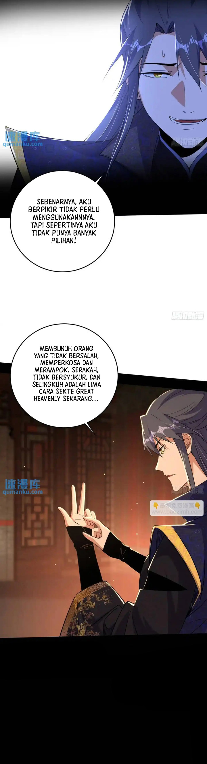 I’m An Evil God Chapter 423 Bahasa Indonesia